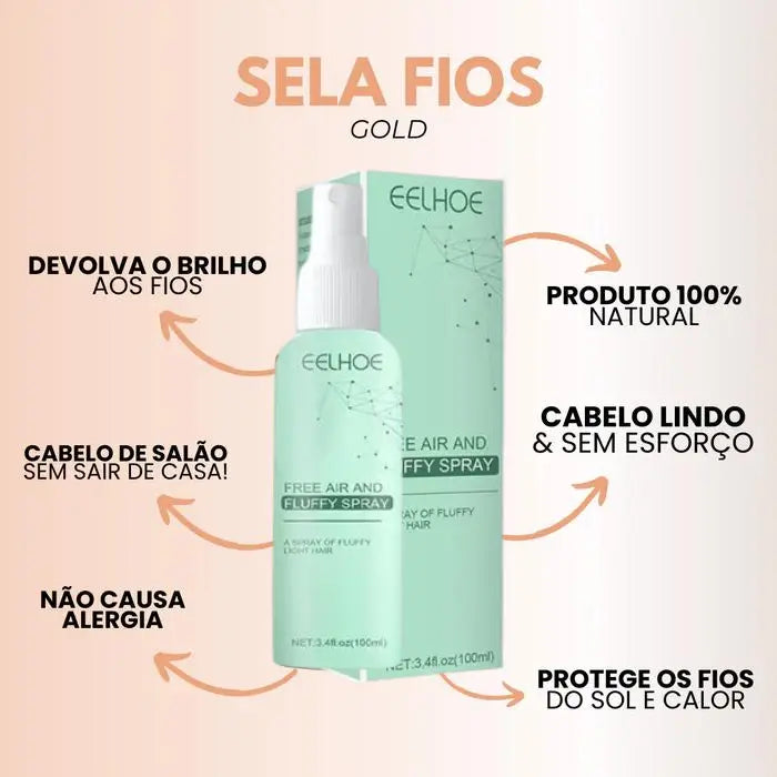 Spray De Volume SelaGold Multifunção 10 em 1