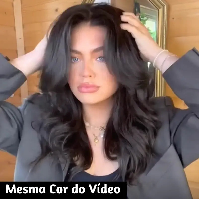 Cabelo Natural Feito a Mão | Aumente o Volume Do Seu Cabelo | Ajustável Para Qualquer Formato de Cabeça