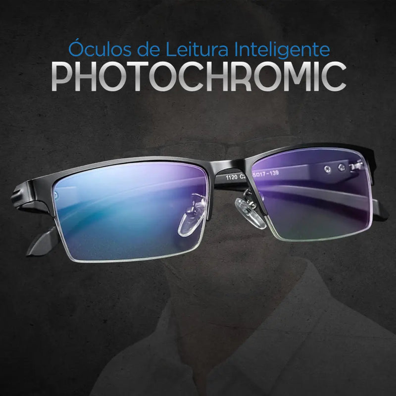 Óculos Inteligente Photochromic Lente Escurece no Sol