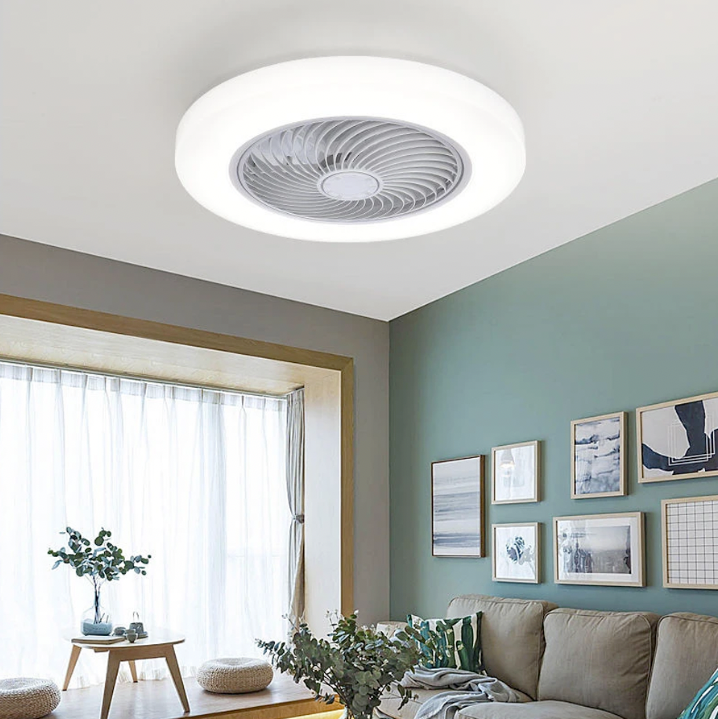 Luminária LED com Ventilador + Brinde